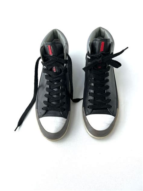 sneakers prada sconto|prada high top sneakers women's.